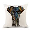 Elephant Print Pillowcase 45*45cm Sofa Cushion Case Pillow Cover Bedding Accessories