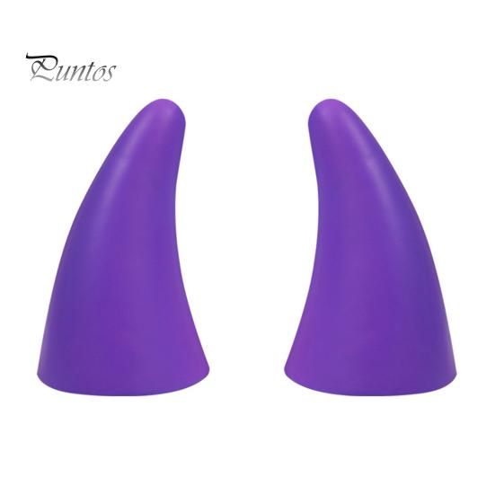 

1 пара наклеек на автомобильный гудок дьявола 3D автомобильное украшение на крышу передний задний бампер защита от столкновений водонепроницаемый солнцезащитный универсальный автомобиль фиолетовый