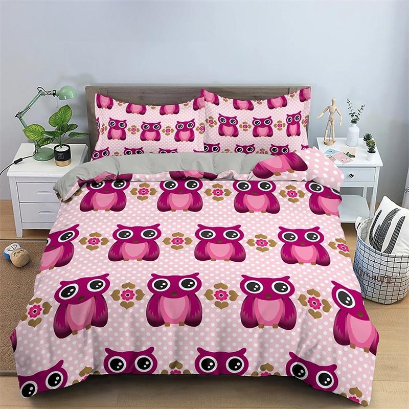 Copripiumino Re Regina Gatto Cartone Animato Colorato Adorabile Set Biancheria da Letto Animale Bambini Animale Domestico Gattino Copripiumino Morbido Poliestere Copripiumino