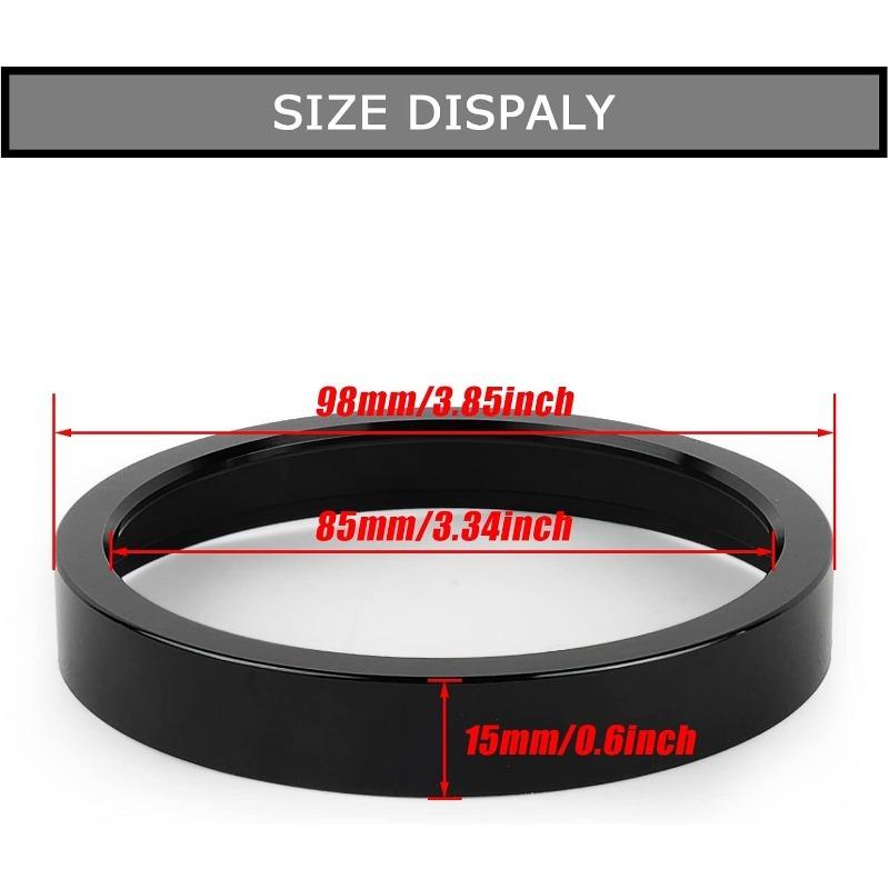 Instrument Gauge Trim Kit Speedometer Bezel Tachometer Cover Ring Fit for Sporster XL883 1200 X48 72 Dyna Street Bob Low Rider