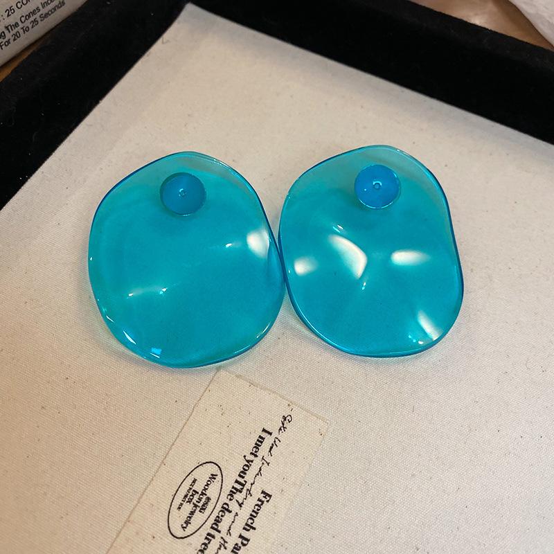 Faye Wong Pink Shrimp Cracker Earrings 2025 Year of the Snake Spring Festival Studs - European and American High-End Fashion.