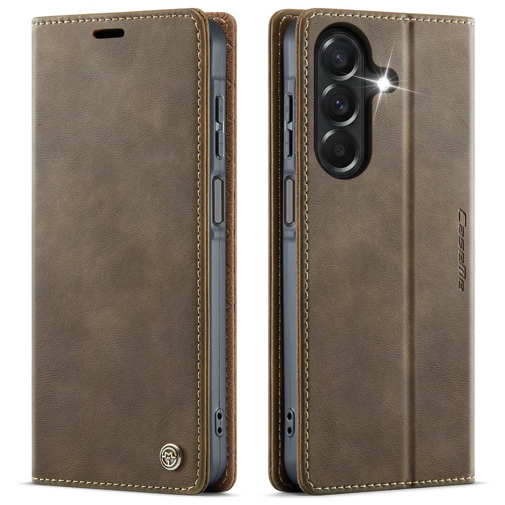 For Samsung Galaxy A27 Wallet Case Retro PU Leather RFID Blocking Card Holder Magnetic Flip Cover Kickstand Shockproof Case