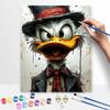 Disney Donald Duck Oil Art Painting Kit Home Wall Decor Handmade Gift Modern Abstract Canvas Prints Artwork Room Decoration Supplies
