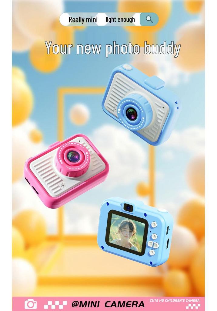 Children's HD Dual Camera - Fun & Cute Mini Digital Camera for Photos & Videos, Perfect Birthday Gift Toy