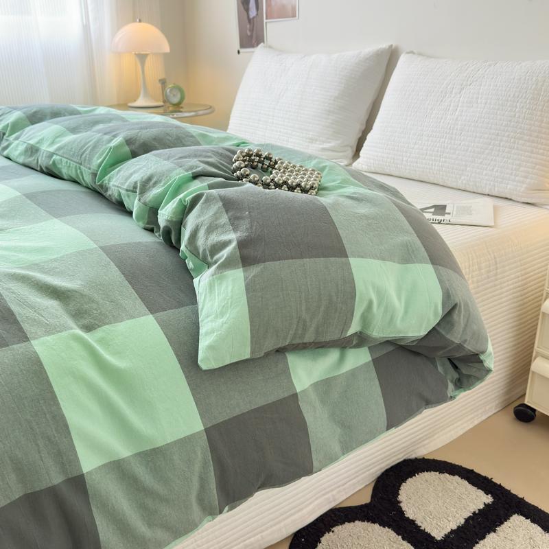 

100% Бавовняна Наволочка для Ковдри 1 Штука - Однотонна Розкіш, Попередньо Випрана для М якості, Односпальна Наволочка для Ковдри для Спальні - Застібка-Блискавка 160x210cm(63x83 in)