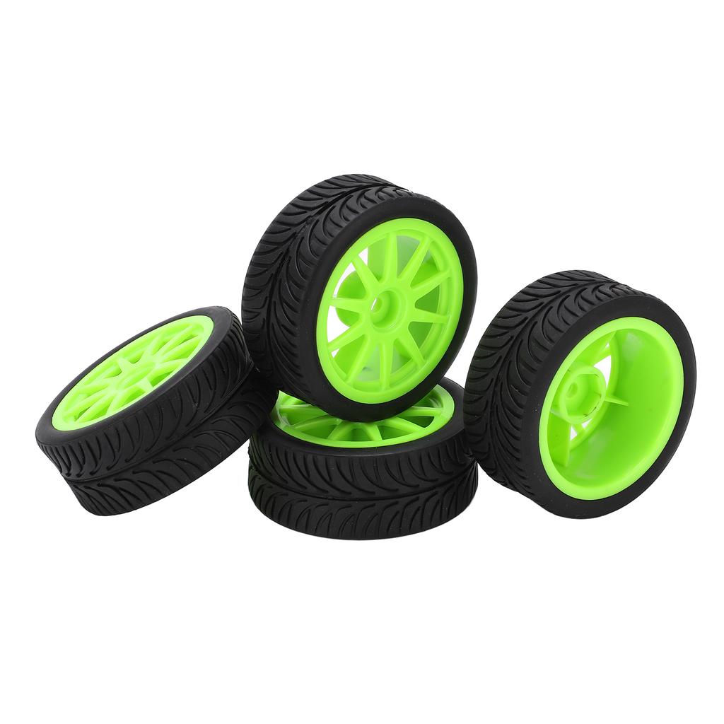 4Pcs RC Rubber Tires 65mm Car Tyres Wheels Strong Friction for WLToys 144001 RC 114 Off Road