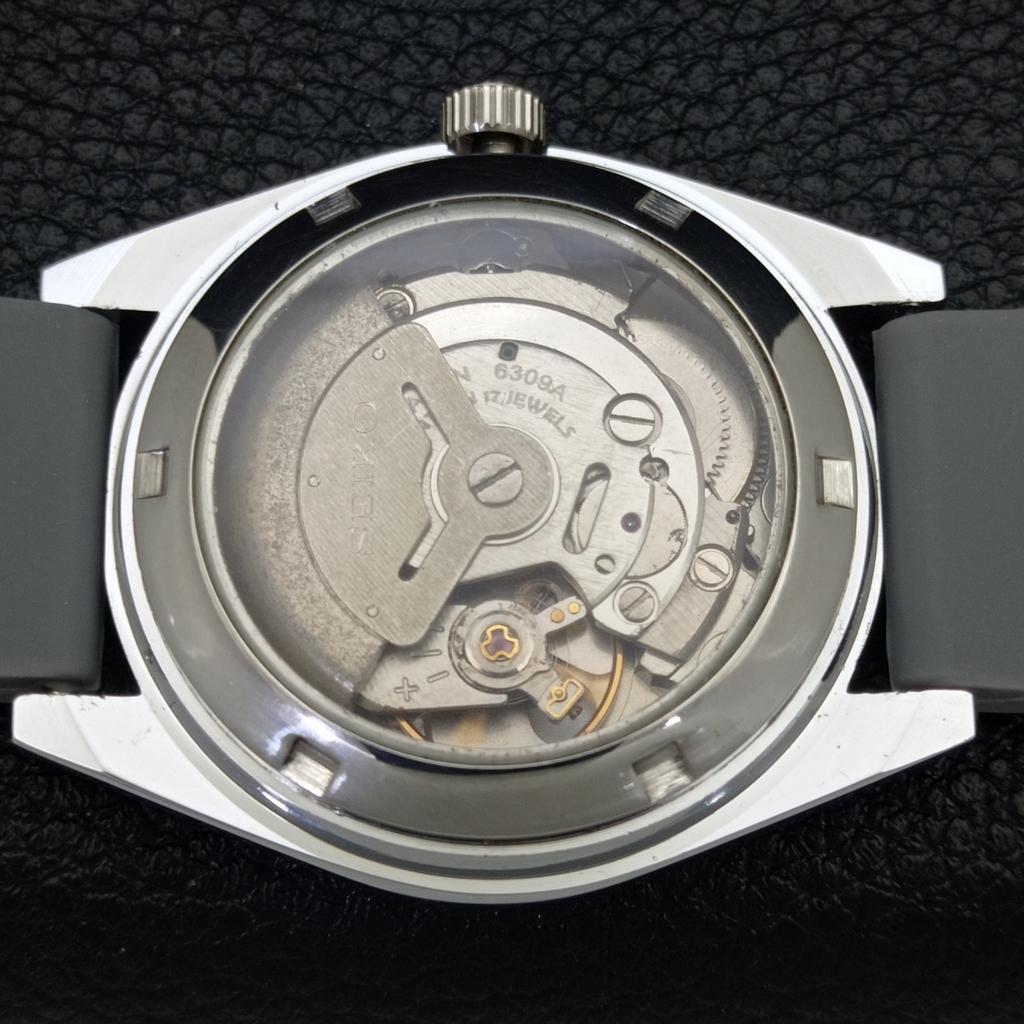 SEIKO 5 AUTOMATIC JAPAN MENS 6309A REFURBISHED GREY COLOR DIAL WATCH a440319-4
