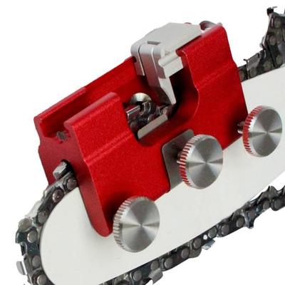 Affilacoltelli per motoseghe Posizionamento preciso ad alta efficienza Affilatura per motoseghe multiuso in metallo Strumenti per smerigliatrice per officina di riparazione