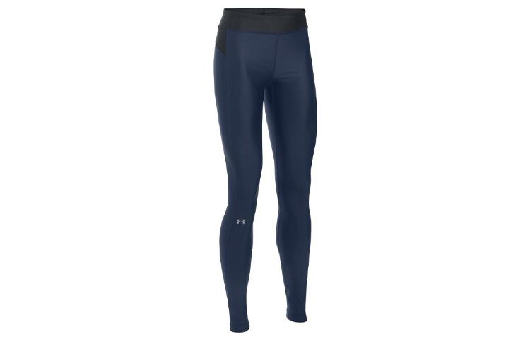Under Armour HeatGear Yoga Pants Women s Marine Blue Moderate 1297910-410 XS