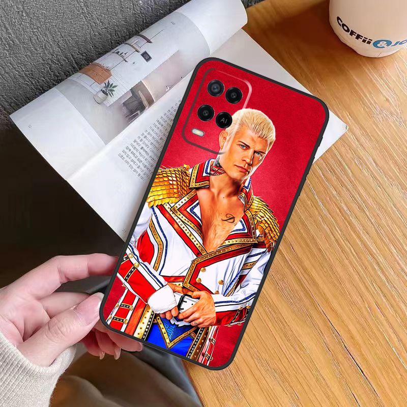 Cody Rhodes Case For Oppo A18 A38 A74 A94 A54 A58 A78 A98 A80 A60 A40 A96 A76 A16 A15 A17 A57 A5 A6 Pro