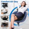 Seat Cushion, Memory Foam Office Chair Seat Cushion for Office Chairs/Car/Long Trip/Desk Chair/Gaming, Extra Large Size for Sciatica & Hip & Tailbone