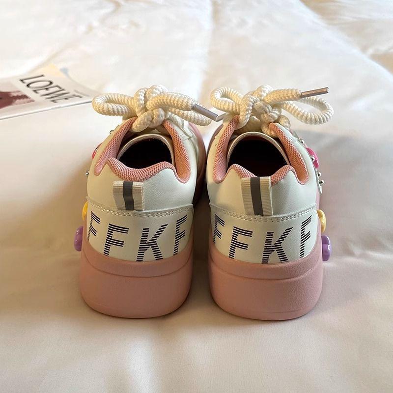 Girls' Trendy Sports Shoes - Spring 2026 Soft Sole Casual Sneakers for Big Kids