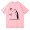 Funny Japanese Fish With Gun Tshirt 2025 Men/women Clothing Harajuku Kawaii Clothes Summer Tops Unisex Cotton Graphic T Shirts