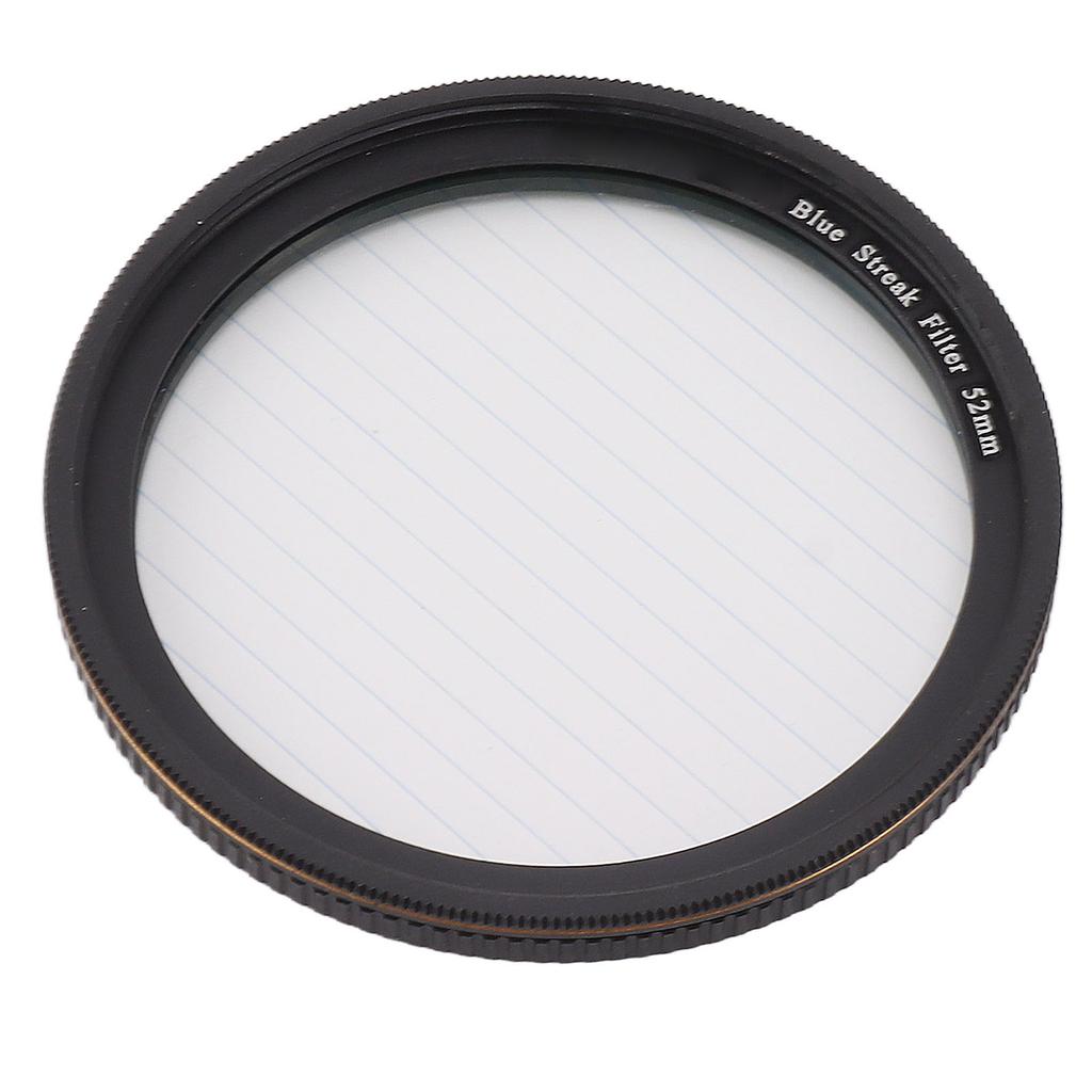 Blue Streak Special Effects Filter   Single Lens Camera Optical Glass Blue Streak Filter for Night Shooting