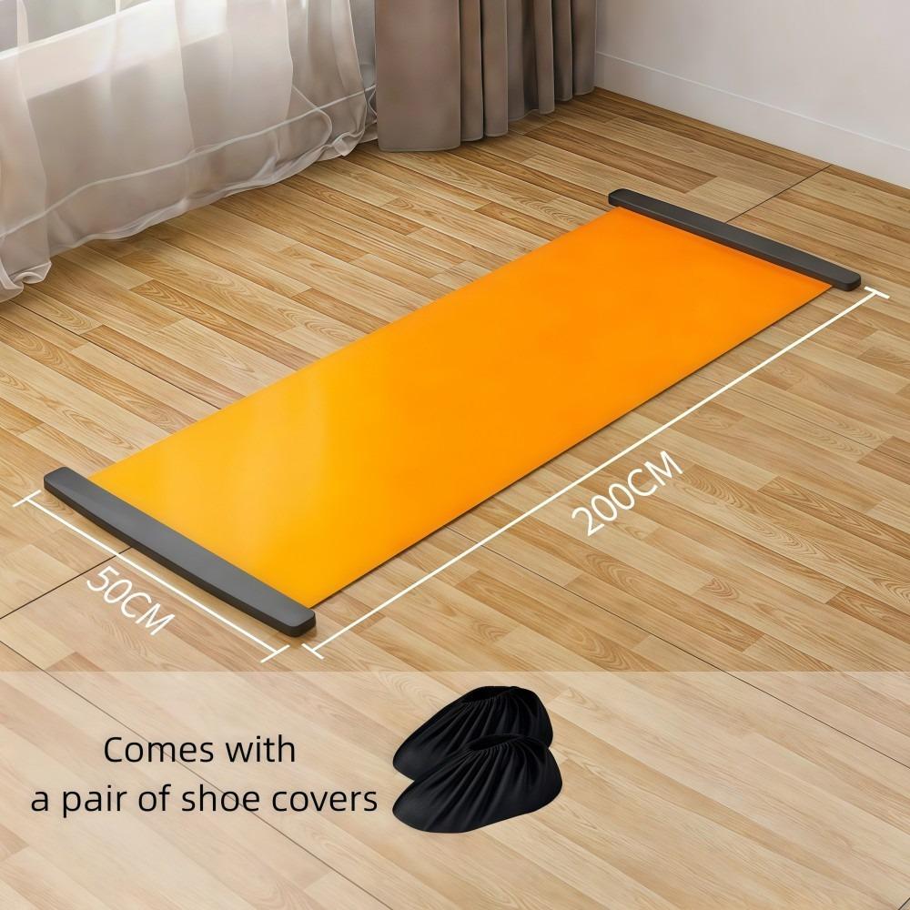 New Full Set Ski Fitness Mat Smooth Aerobic Exercise Leg Training Mat Multifunctional Thin Legs Yoga Ski Mat Home Fitness