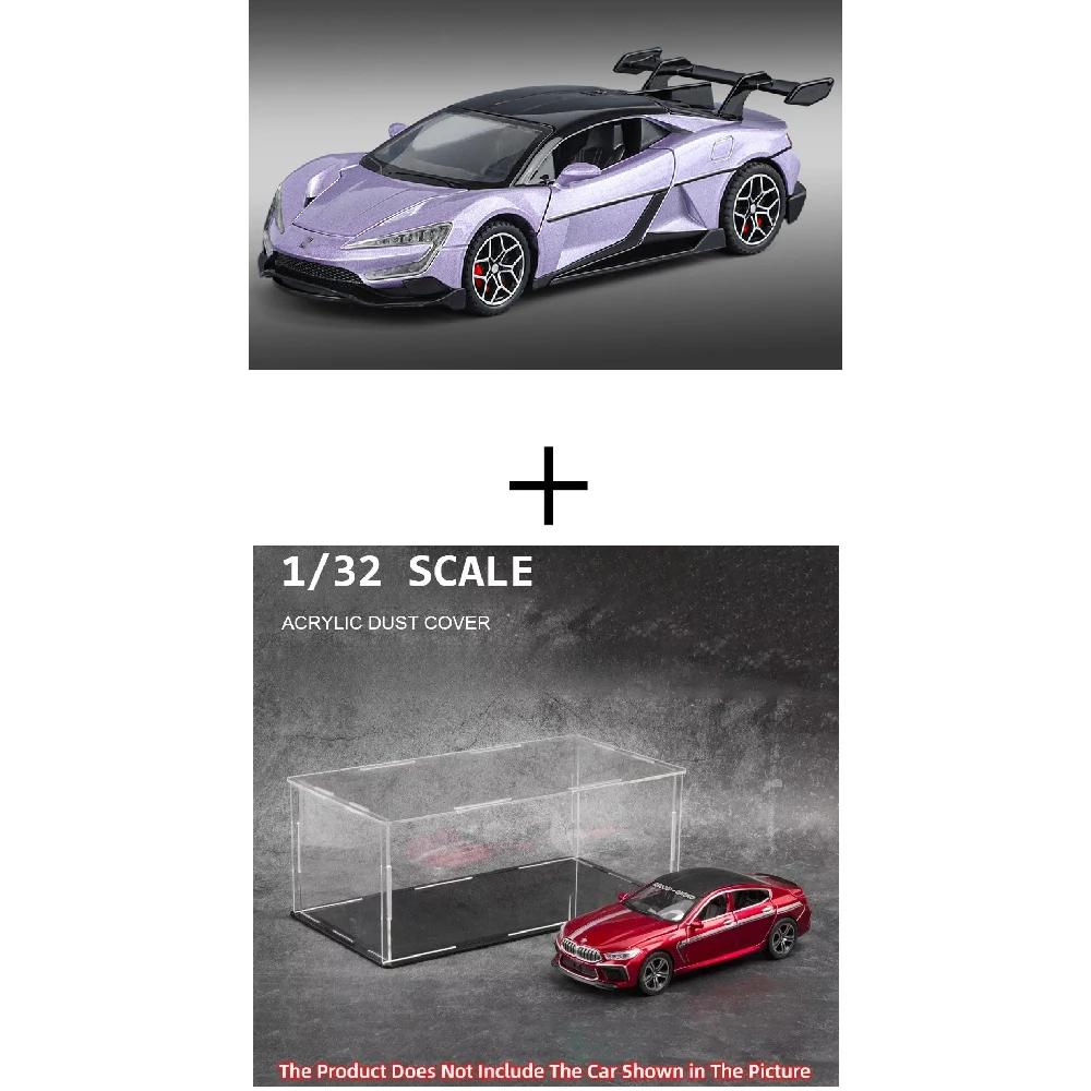 1:32 BYD Looking Up At U9 Sports Car Model Toy 4 Doors Opened Music Light Pull Back Vehicle Models Home Collection Ornaments