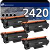 Toner Cartridges - Brother - TN2420 TN2410 - Black - Pack of 4 - 3000 Pages Per Cartridge