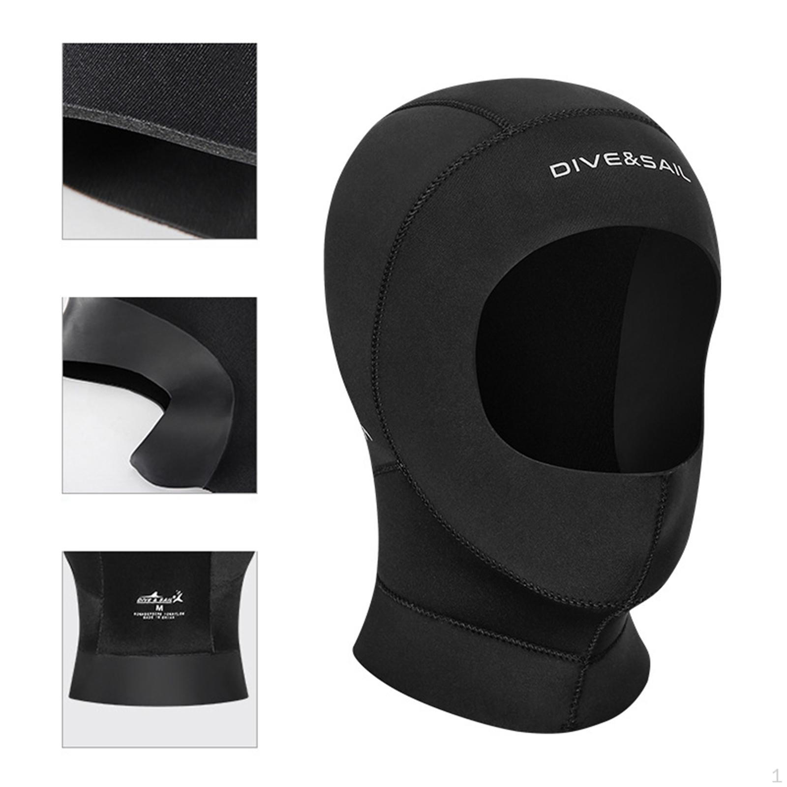 3mm Thermal Neoprene Hooded Wetsuit Flow Vented Hat S