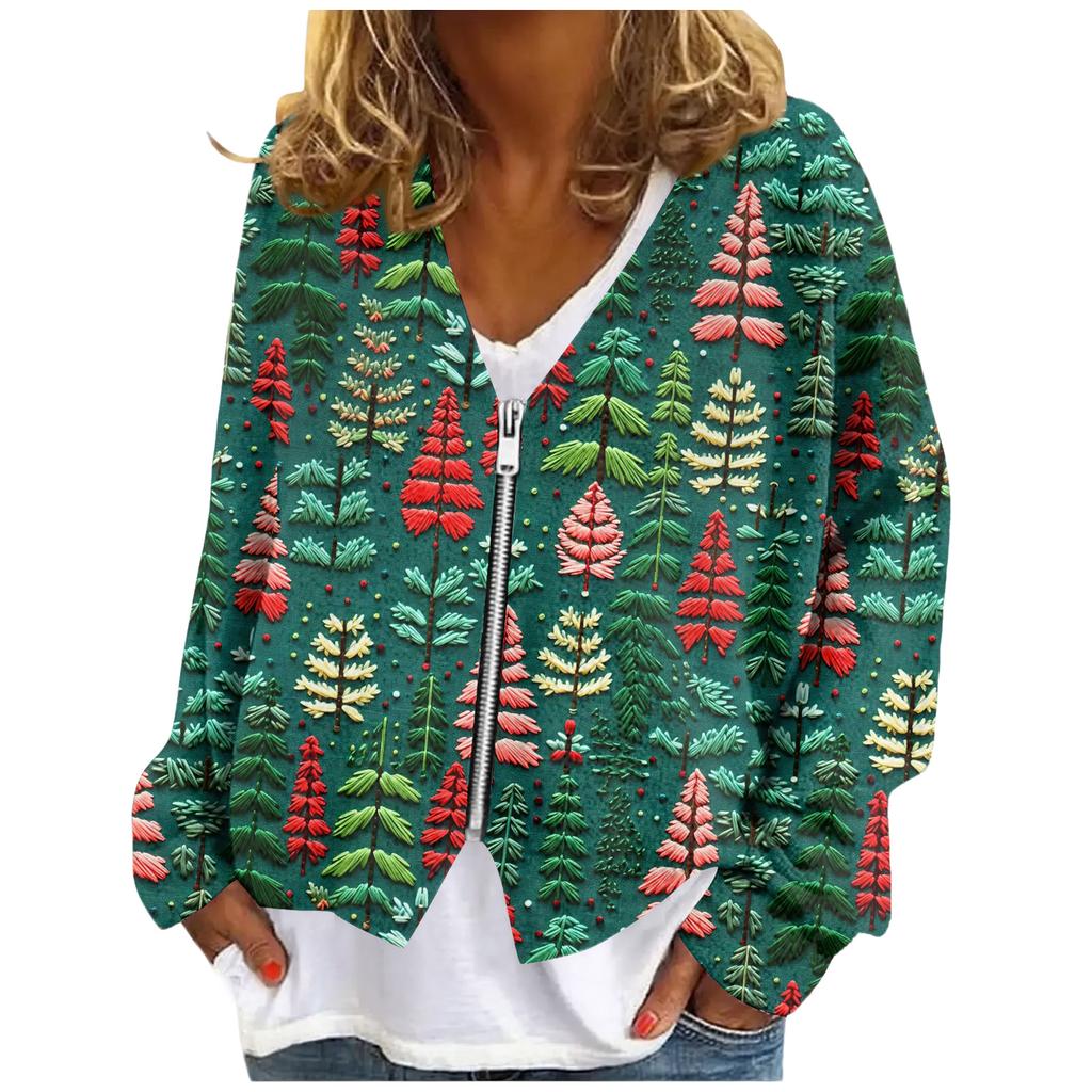 Womens Zip Up Sweaters Sweatshirts Long Sleeve Oversized Jackets Soft Casual Loose Tunic Tops