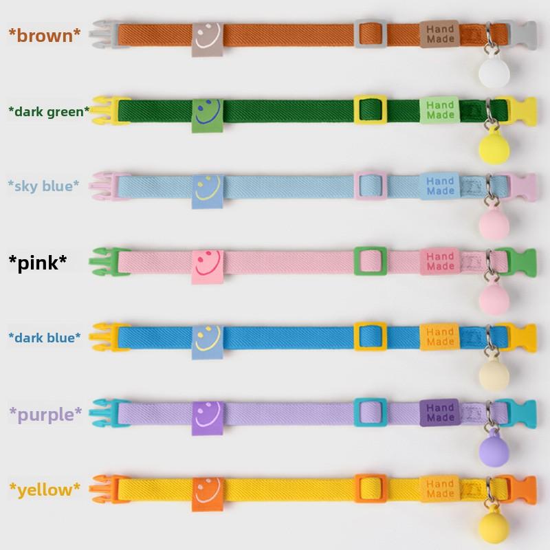 1pcs Adjustable Elastic Pet Collar, No Choke, Dog and Cat Necklace with Stylish Design