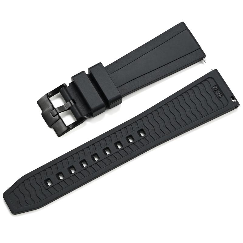 Bracelet de montre en silicone le plus récent pour Samsung Ultra Omega Seiko PROSPEX Panerai 20 mm 22 mm 24 mm Bracelet de montre en caoutchouc à dégagement rapide
