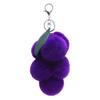 Imitation Rex Rabbit Fur Cute Ball Fur Pendant Fruit Grape Bag Pendant Plush Car Keychain