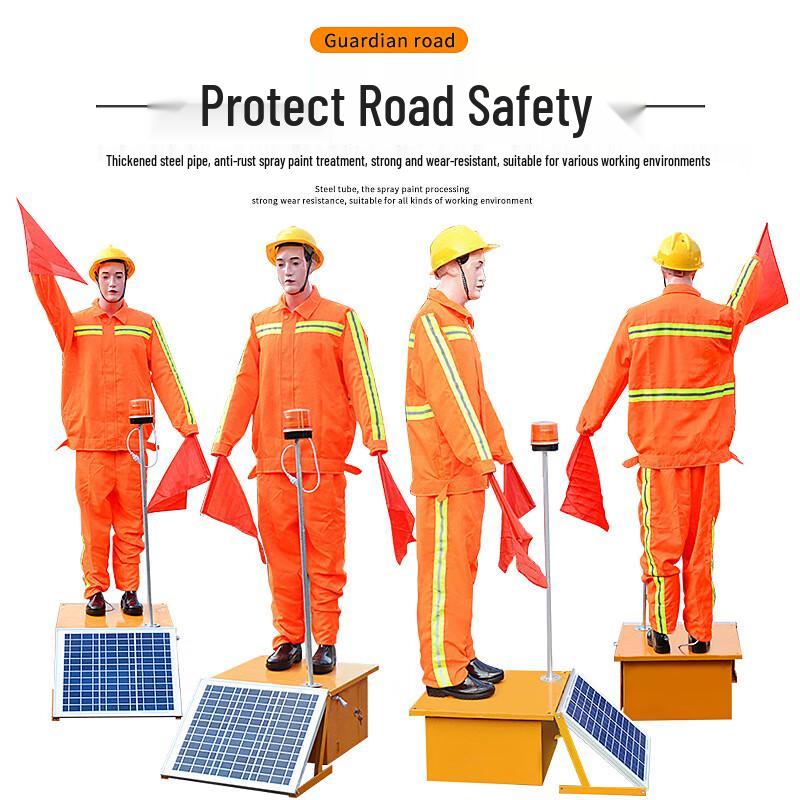 Road Construction Safety Flagman Dummy