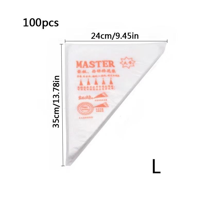 Disposable Pastry Bag for Cake Decorating Thickened Pastry Bag for Bakers Frosting Cupcake Cookie Dessert Decorating Tool Large