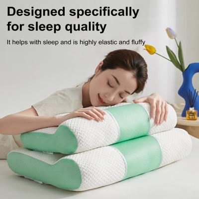 Cervical Support Pillow Sleep Enhancing Neck Pillow Breathable Ergonomic Pillow On Bed for Neck Fatigue Relief Healthy Sleep Posture