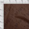 oneOone Cotton Flex Brown Fabric Abstract Sewing Material Print Fabric By The Yard 40 Inch