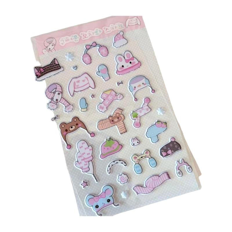 

Winter Themed Foam Sticker Children Reward Sticker for Notebook Journal Phone Phone Case Album Scrapbooking Decoration