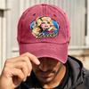 Unisex Retro Baseball with Fashion Print for Men and Women Everyday Wear