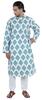 Atasi Designer Kurta For Men  s Printed Chinese Collar Summer Ethnic Party