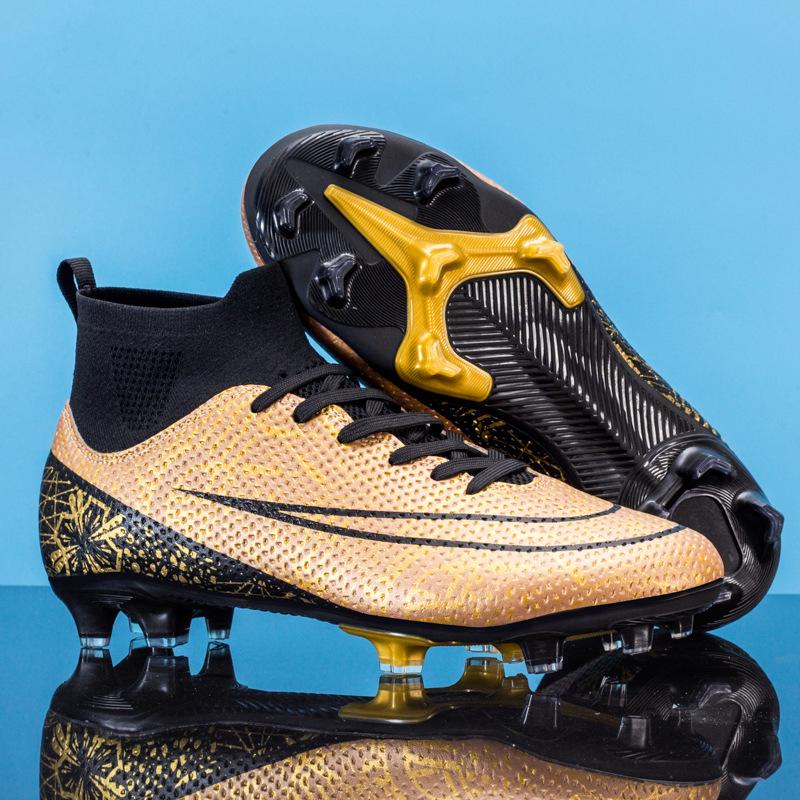 New High-Top Football Shoes, Long Nails, Broken Nails, Boys And Girls Game Training, Football Shoes, Straight Hair