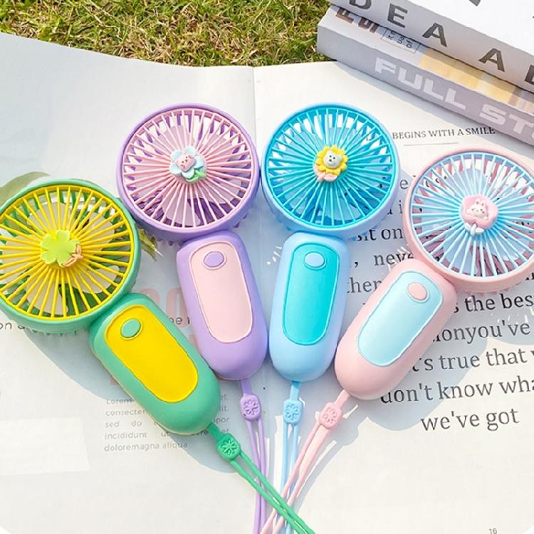 USB Mini Strong Wind Handheld Fan USB Rechargeable Mini Desktop Air Cooler