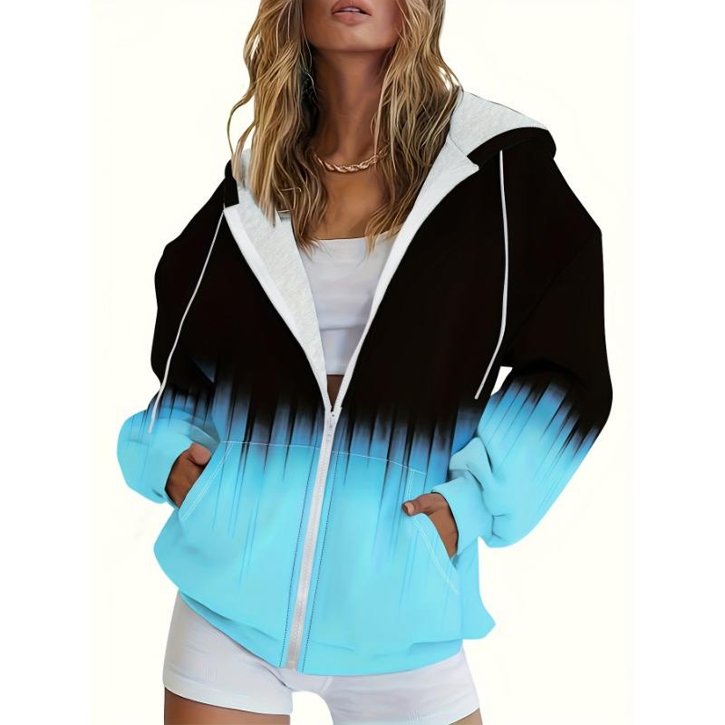 Women s Fashion Hoodie Loose Zipper Open Skirt Casual Top Women s Hoodie S