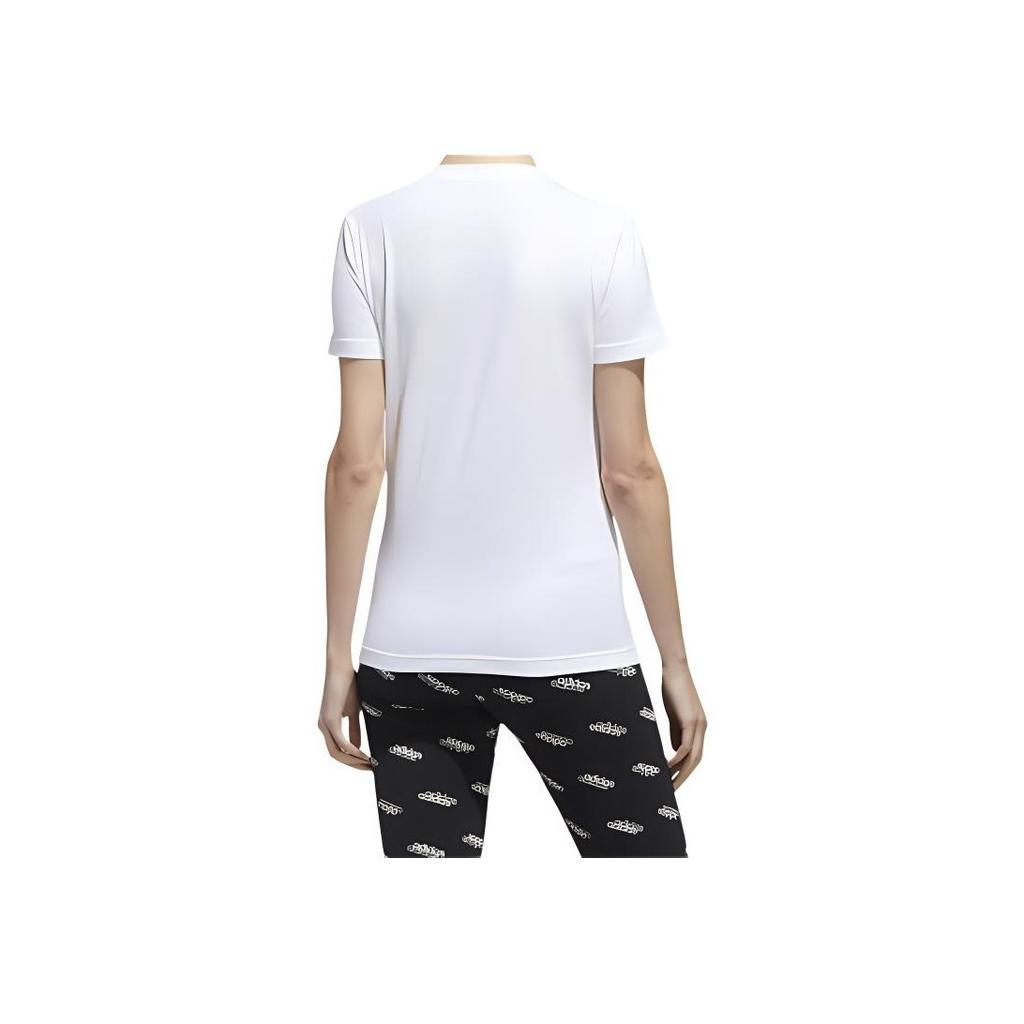 adidas Colgt Foil Print Short Sleeve T-Shirt Women Tops White FM6174