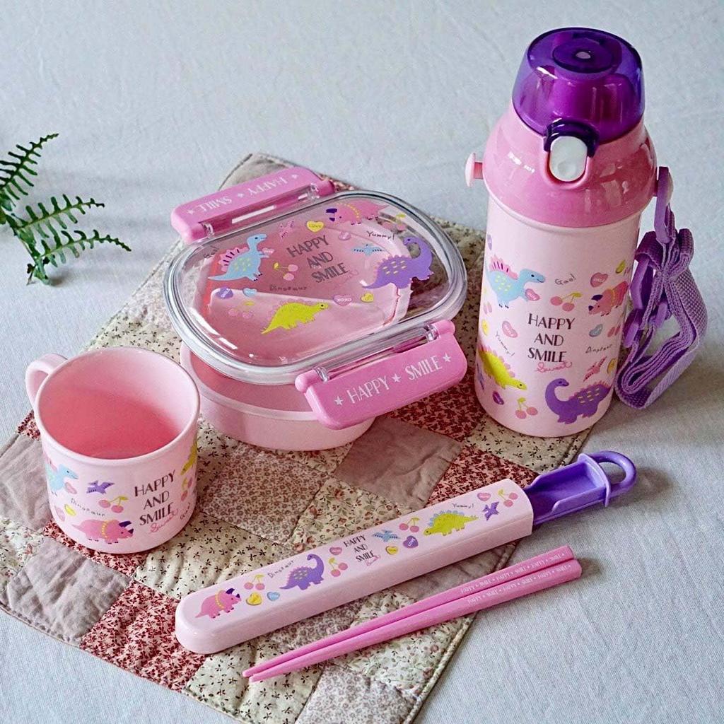 Skater Antibacterial Lunch Happy Smile Made in Children's Box, Fluffy, 360ml, & Design, Japan, QAF2BAAG-A