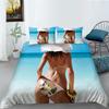 3D Bikini Printed Home Bedding Set Sexy Beauty Pattern Quilt Cover and Pillow Cover Bedding Set AU/EU/US Full Size Home Decoration