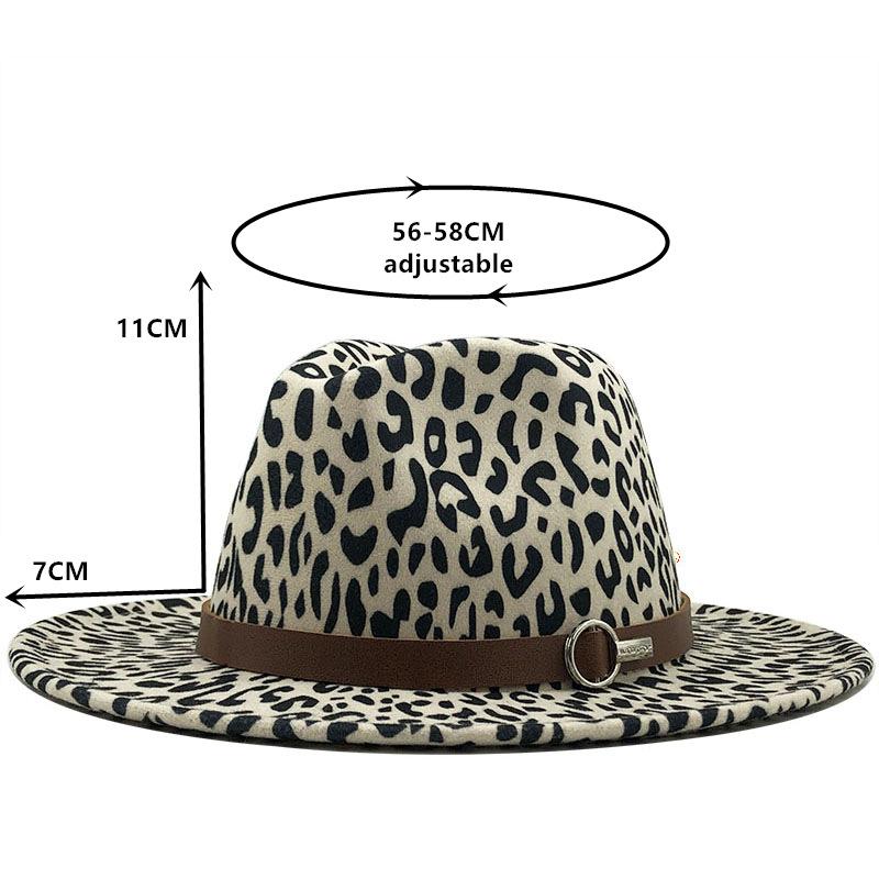 Autumn and Winter New Woolen Top Hat Women's Flat-brimmed Gentleman's Jazz Hat