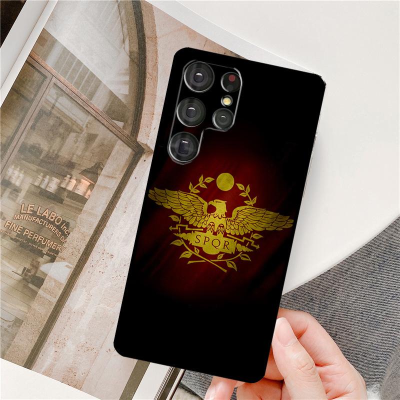 

Римская Императорская Легион SPQR Чехол для Телефона для Samsung Galaxy S24 Ultra S9 S10 S20 S22 S21 Plus S23 FE S25 Ultra Полное Покрытие Galaxy S22 Plus