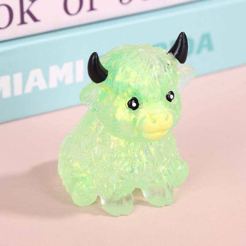 1pcs Maltose Fidget Cow Toy Squeeze Toy for Anxiety Relief Home and Work Use A1