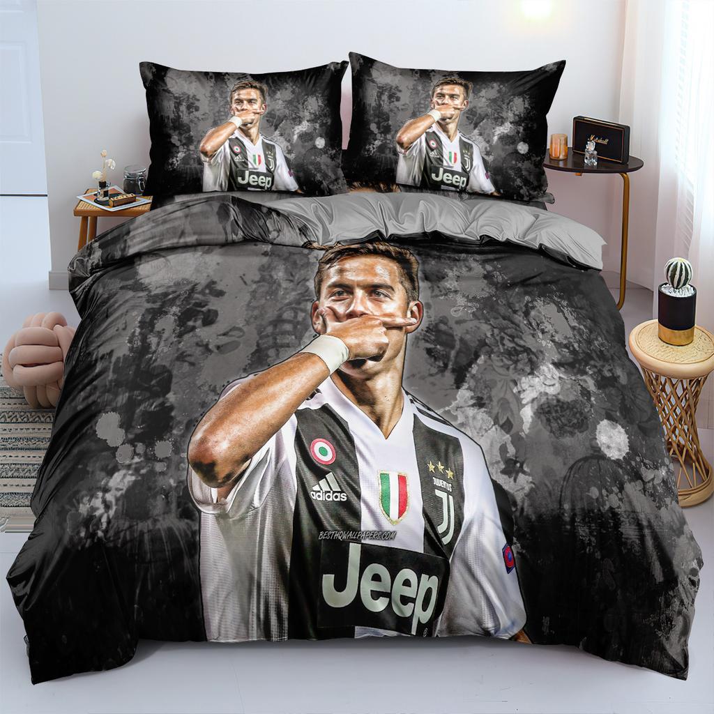 World Cup Star Bedding Three-Piece Set 90-120G Abrasive Cloth 3D Digital Printing
