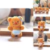 Butter Bear Plush Keychain Soft Toy With Cute Animal Design For Kids And Collectors