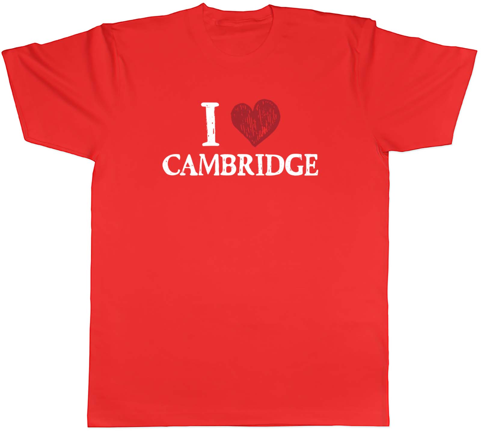 I Love Cambridge Unisexs TShirt Culture Arts University Historic Tee Gift S