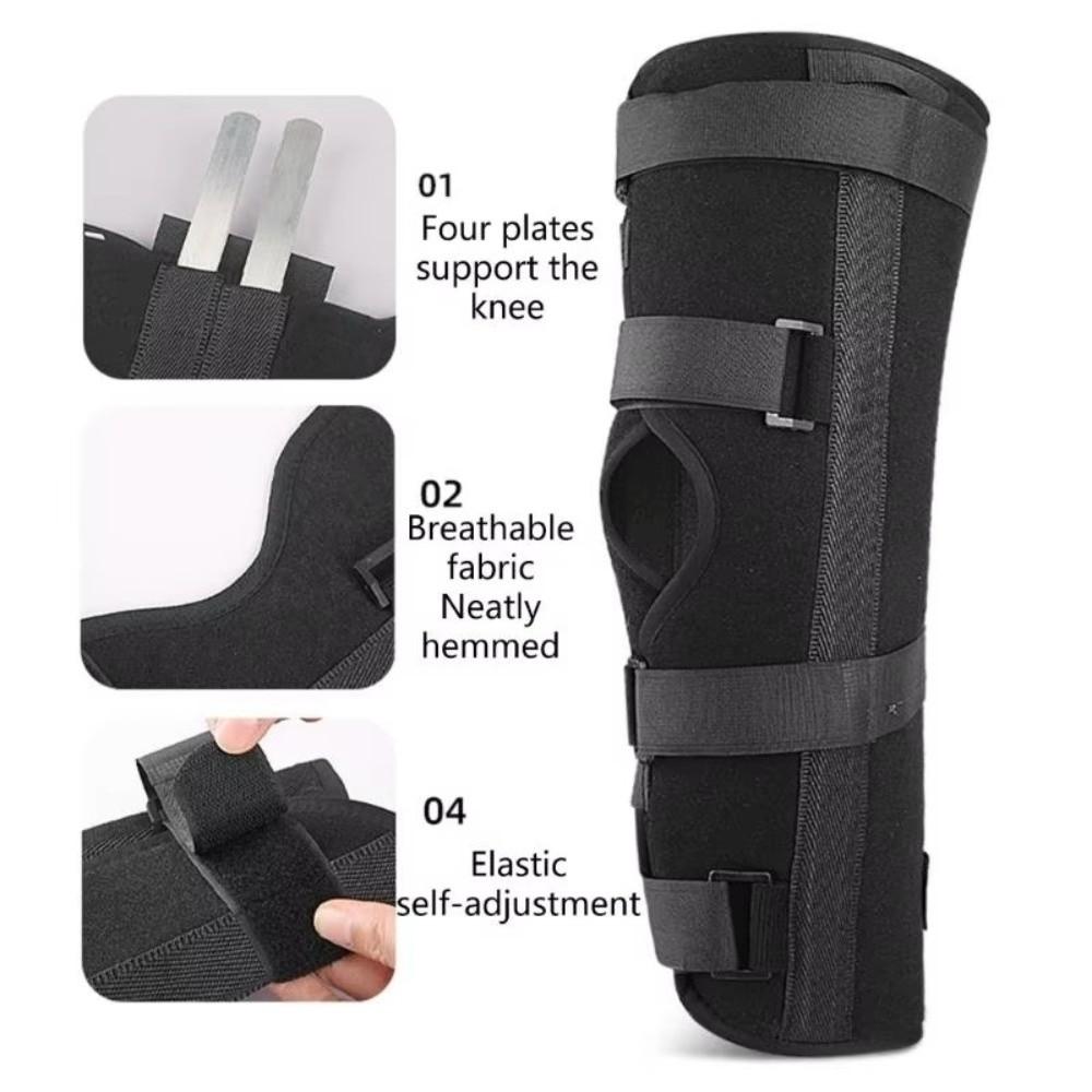 Wear-resistant Knee Immobilizer Adjustable Leg Splint Fixed Splint Knee Brace Injury Recovery