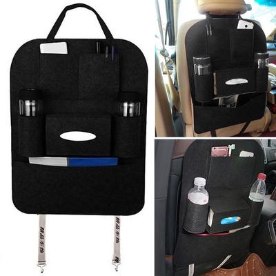 Blanket Tablet PC Holder Car Rear Seat Organizer Back Storage Bag Bottles Cup