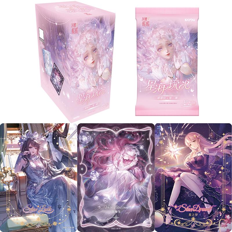KAYOU Echte Shining Nikki Karte Sternenmeer Glanz Serie Funkelndes Pack Niedliche Mädchen Anime Peripherie Sammlung Karten Spielzeug Geschenke