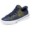 Skechers Snoop Weiche Bequeme Low-Top Skateschuhe Herren Sneaker Marineblau 251017-NVY