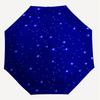 1 Stück blaue Sterne Regenschirm - 8 Speichen verstärkt, Automatisches Öffnen, Leicht & Langlebig, Niedliches Modeaccessoire für den Außenbereich, Strand oder Freizeit, Strandschirm